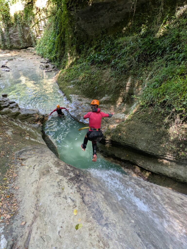 saut final canyon grenanr