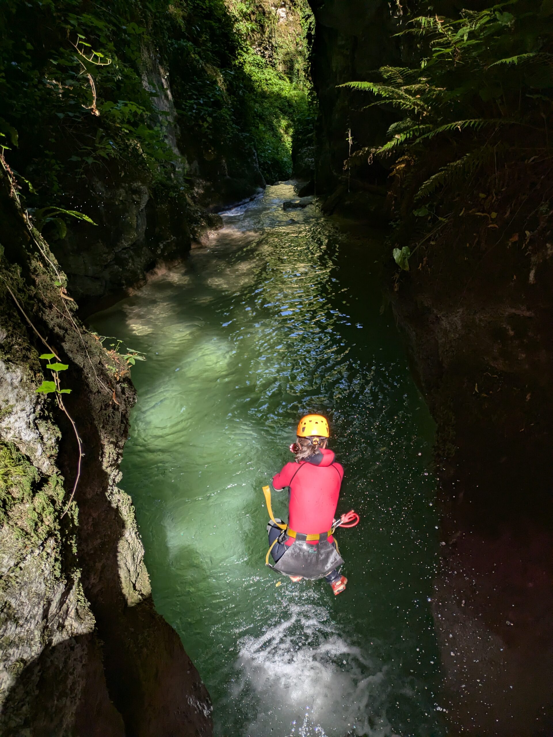 Canyon ludique du Grenant près de Chambéry