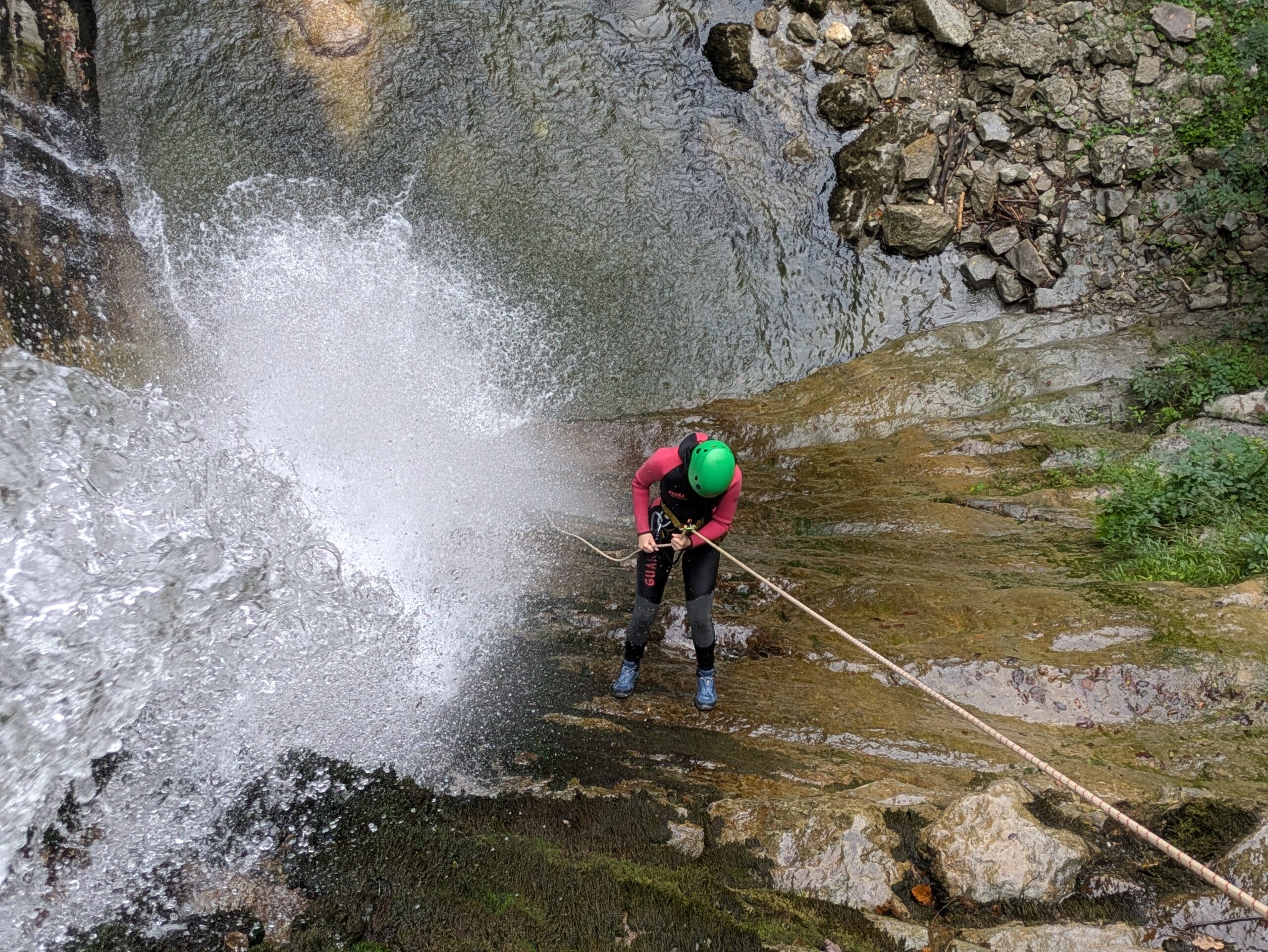 Canyon de la Doria proche de Chambéry, sortie aventure et sportive
