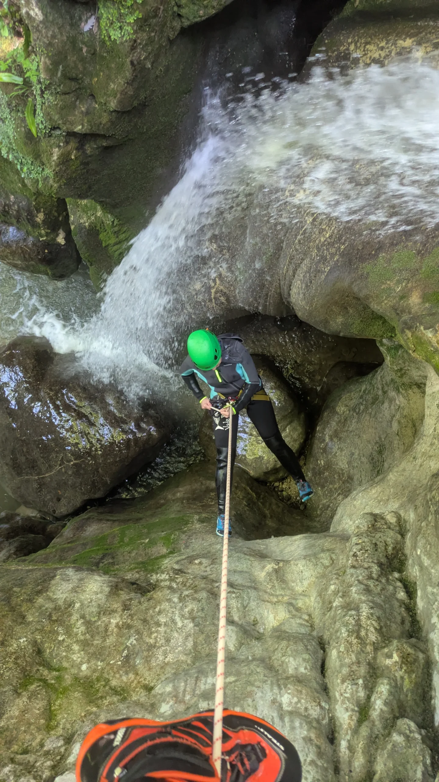 Canyon du Versoud inférieur dans le Vercors