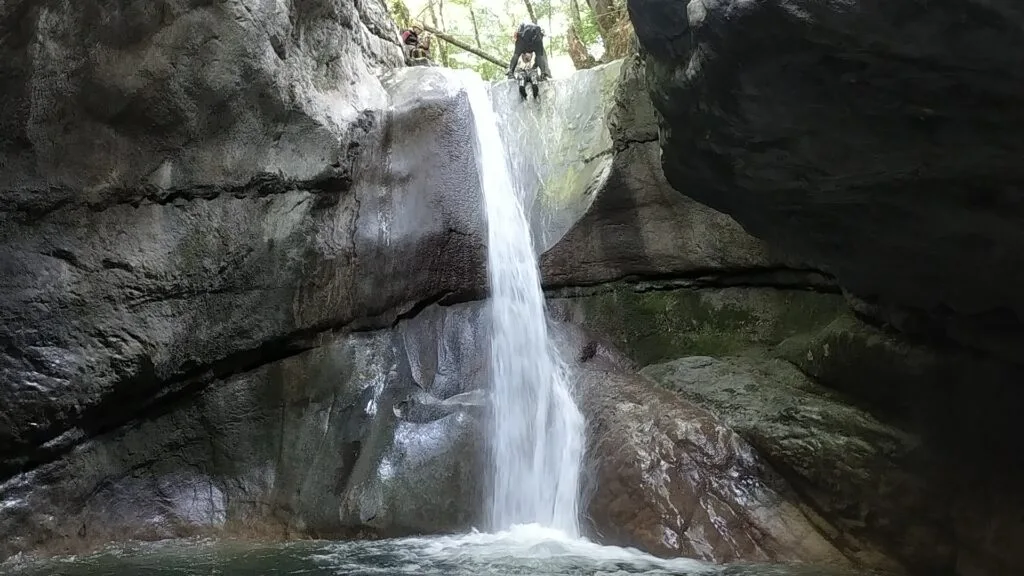 Canyon de Ternèze dans les Bauges près de Chambéry