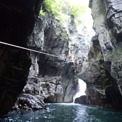 tyrolienne gorges de chaille