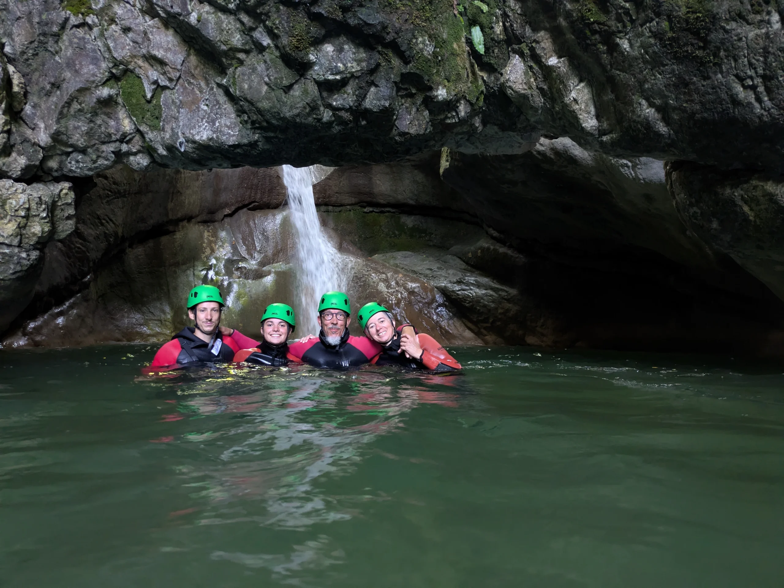 Groupe EVG dans le canyon de Ternèze près de Chambéry