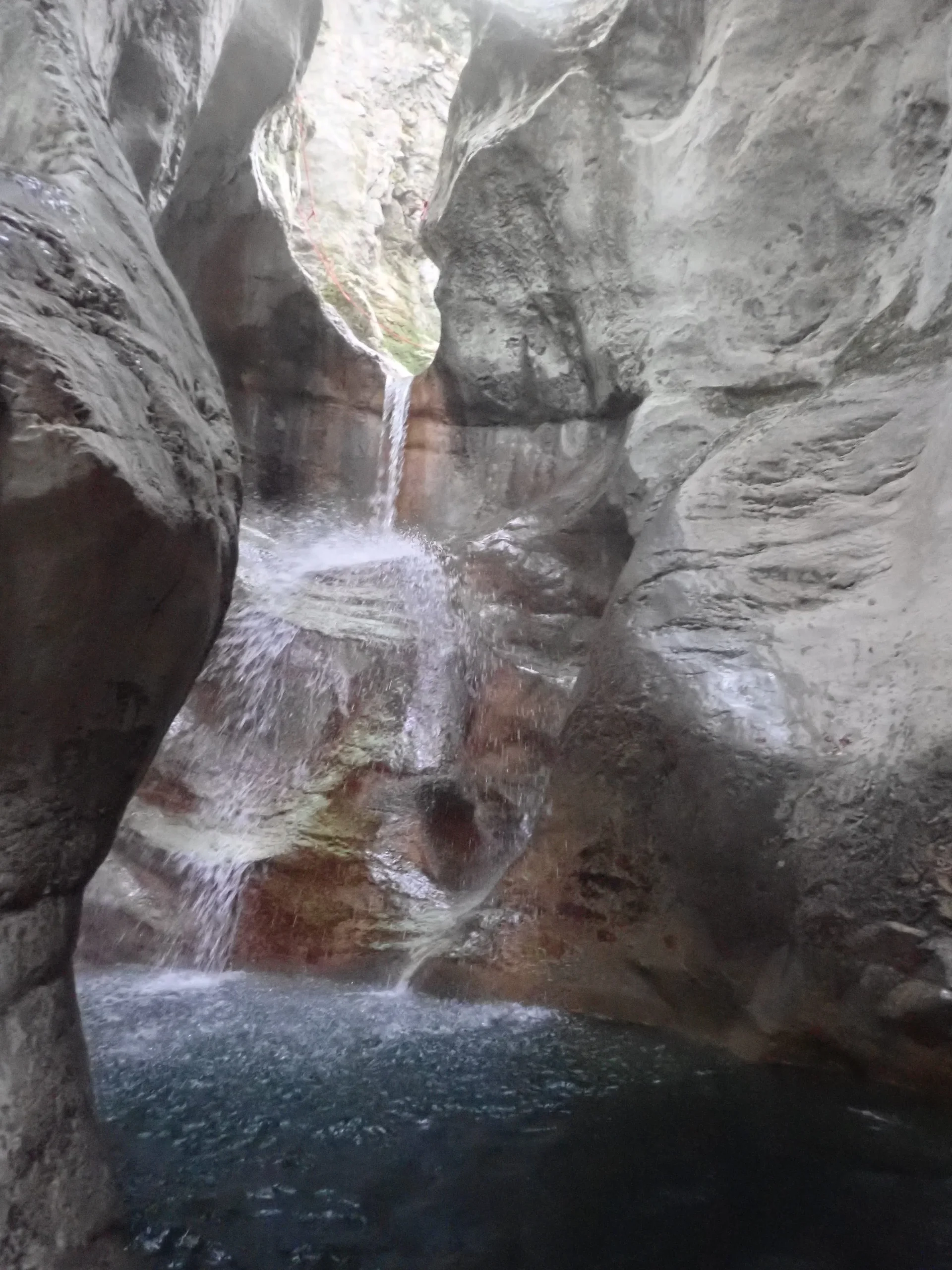 Canyon du Pont du Diable à Bellecombe-en-Bauges dans le massif des Bauges
